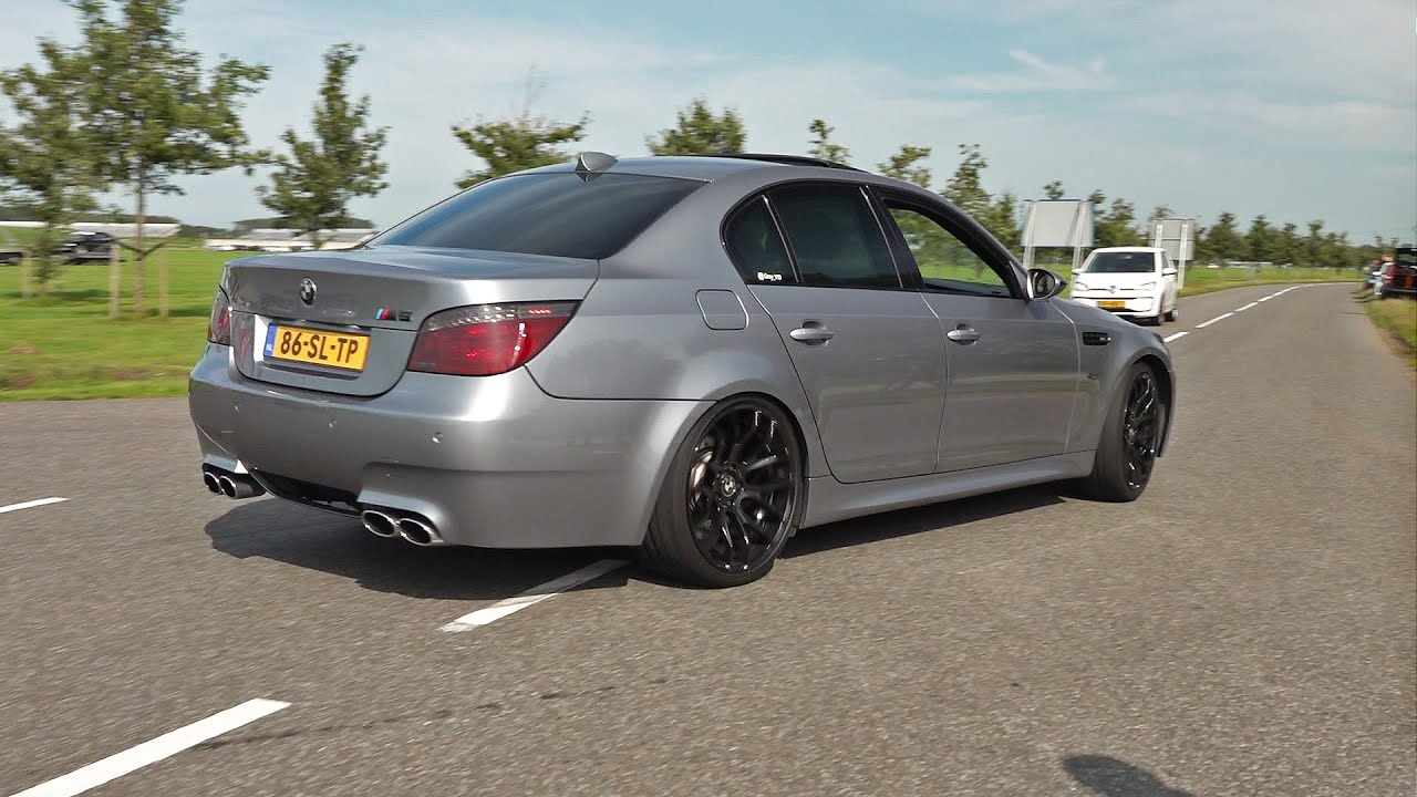 BMW M5 E60 V10 with Eisenmann Exhaust! Revs & Accelerations!