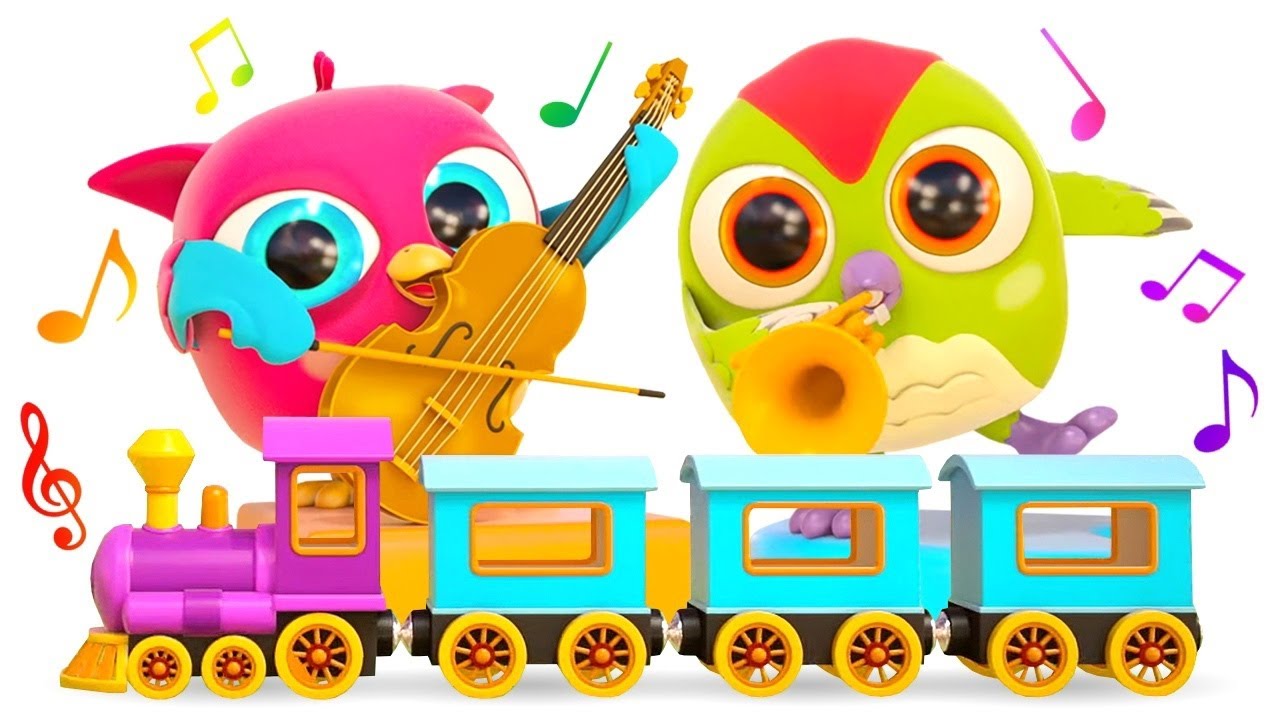 Cante com Hophop, a coruja! Desenho animado infantil. Música infantil em português