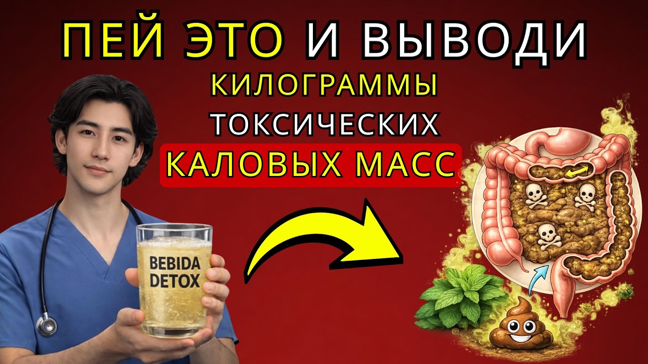 ЭТО Очищает КИШЕЧНИК от газов и каловых масс лучше любых лекарств