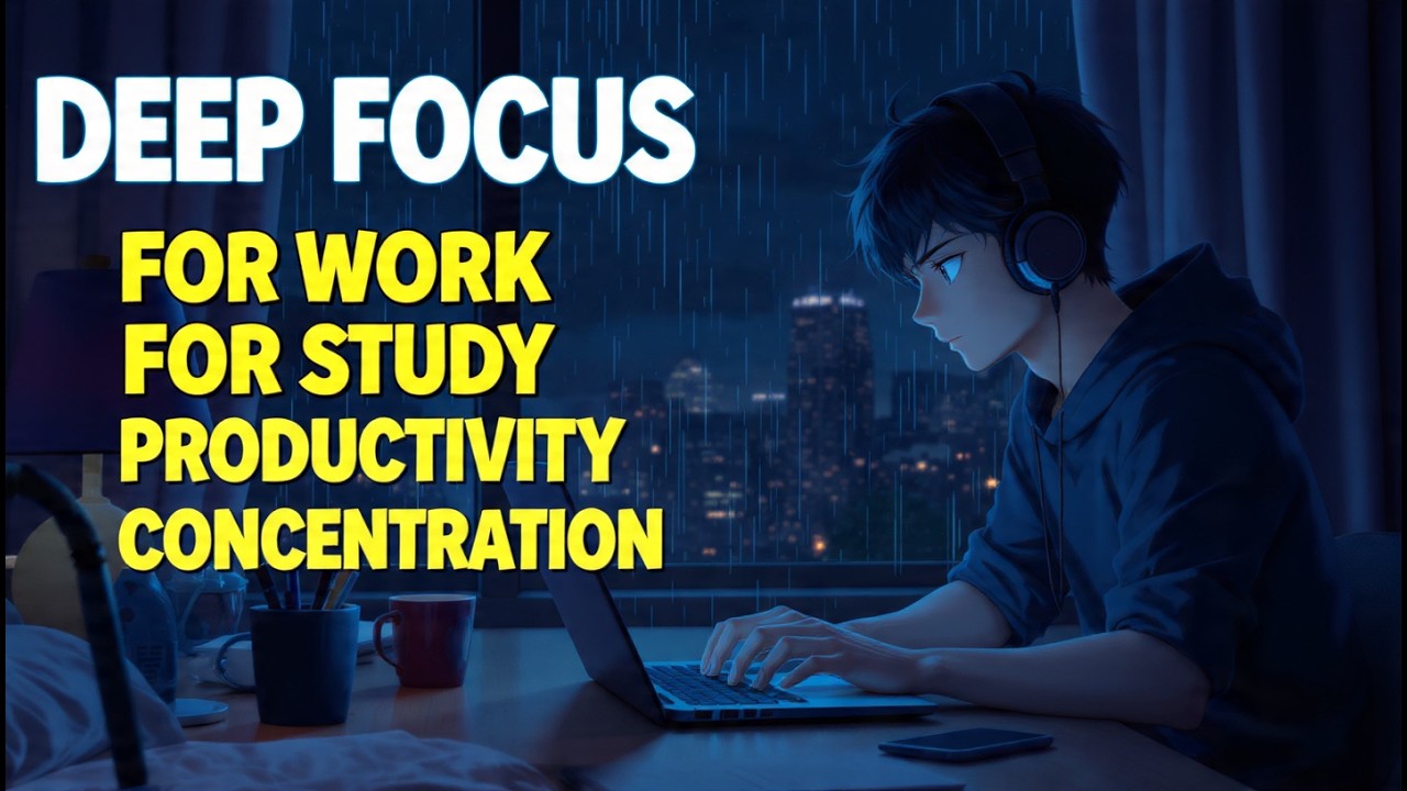 🔴 LIVE Focus Music for Deep Work | Relaxing Ambient Background for Flow State