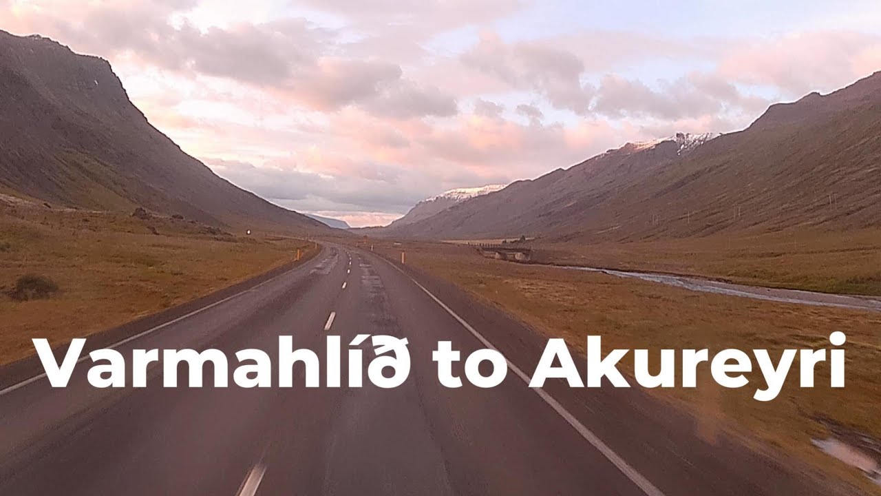 Driving to Akureyri - Ring Road from Varmahlíð to Akureyri   #iceland #travel #akureyri