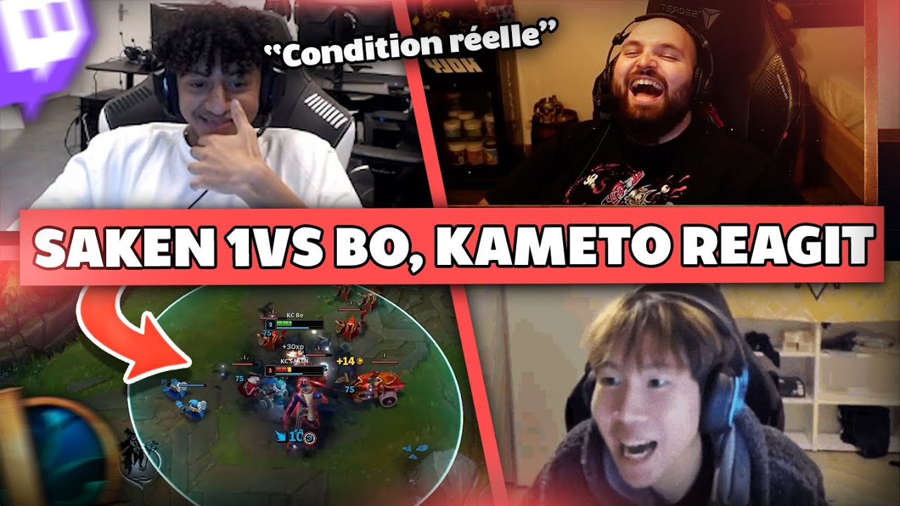 SAKEN 1VS BO, SLIPIX NOUVEAU CONCEPT - Best of LoL #516 Réactions