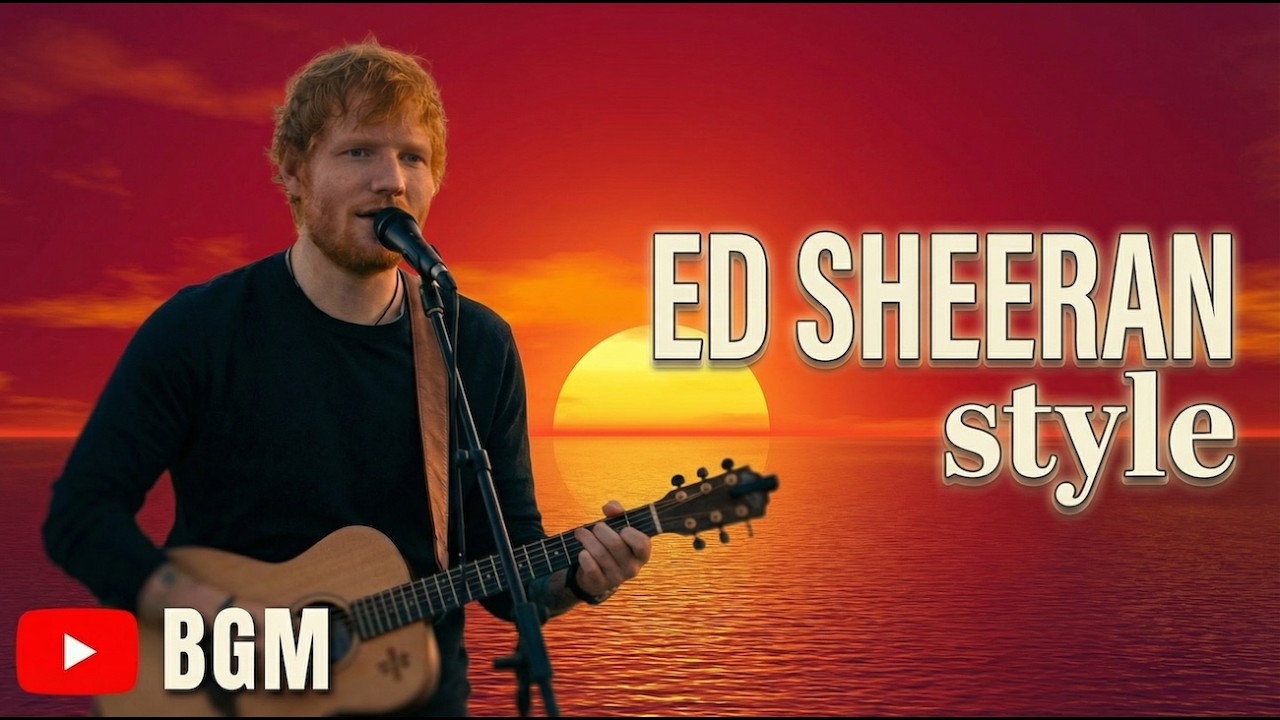 【Ed Sheeran style】 Ed Sheeran inspired Playlist ～3 Hour Chill Guitar Playlist (Work / Study BGM)～