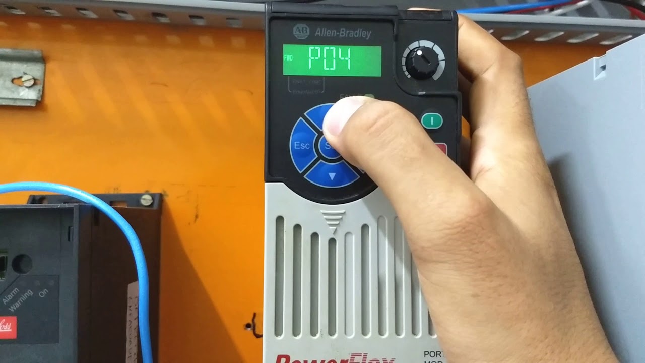 Parametrização inversor power flex 525