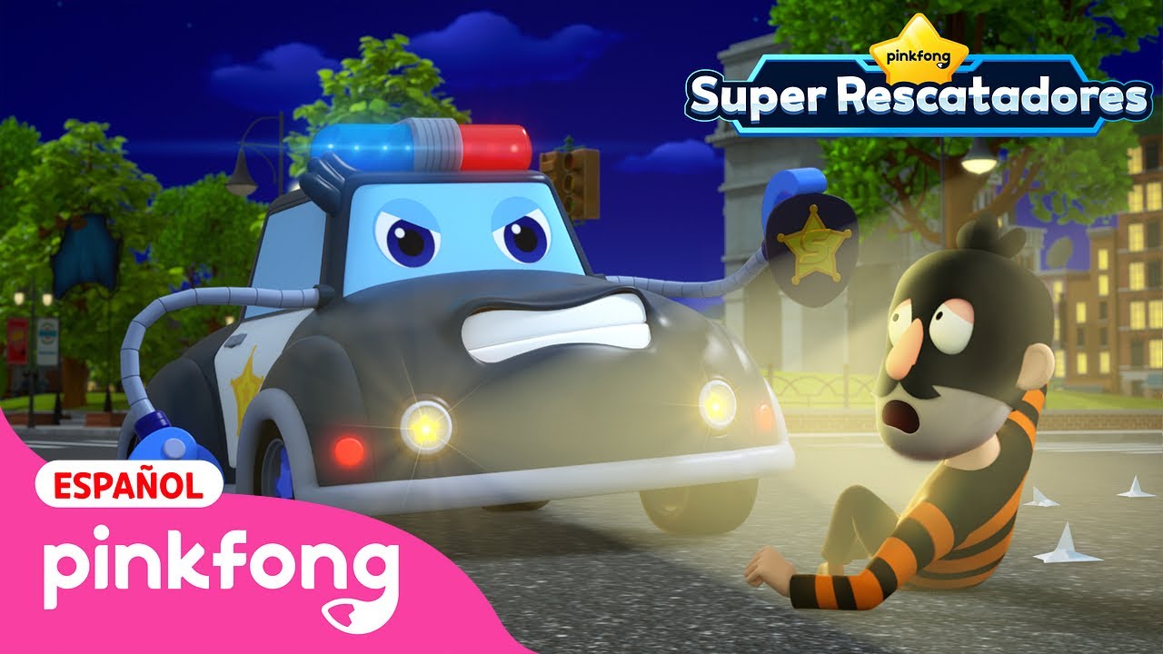 🚨[Capítulo3] ¿Quién Tomó el Neumático de Oro? | Super Rescatadores | Pinkfong Canciones Infantiles