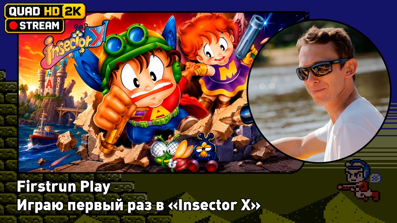 Insector X [Famicom] ПЕРВОЕ ПРОХОЖДЕНИЕ! | Firstrun