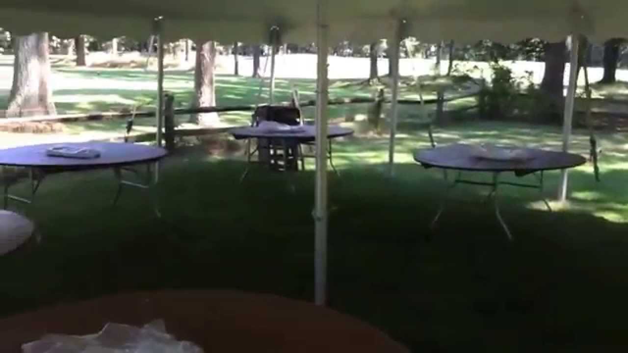 Party Tent Rental 30x30 Pole Tent is perfect for a 90 Person Party in South Jersey
