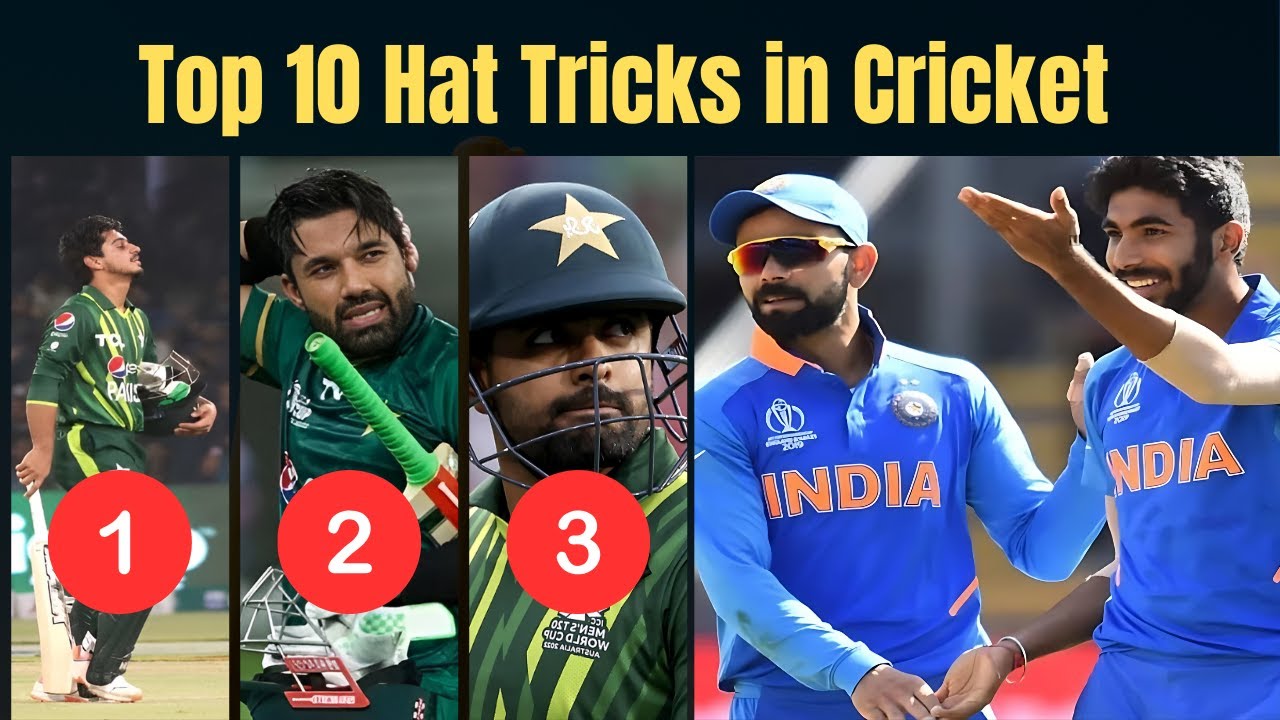 10 Best Hat Tricks In Cricket Ever || Best Hat Tricks in Cricket History