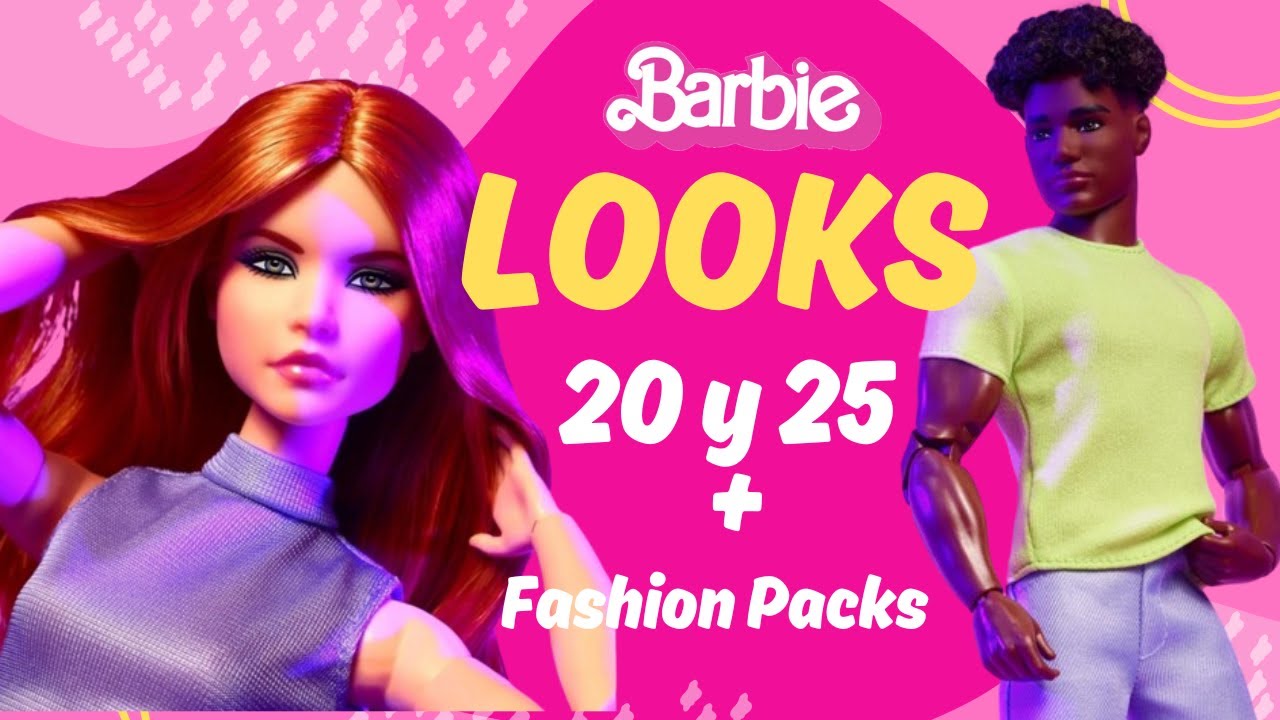 Barbie Looks 20 y 25 | Review a detalle | Barbie Fashion Pack |  Unboxing