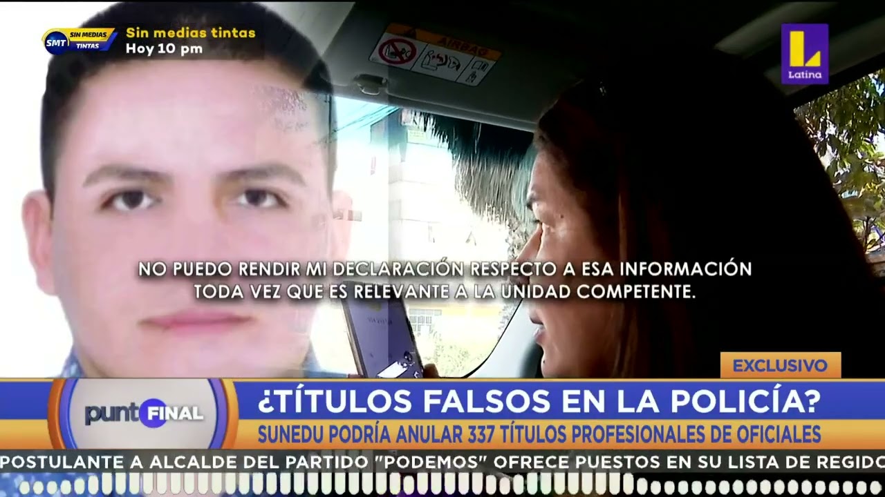 🔵🟠¿Títulos falsos en la policía? - #PuntoFinal