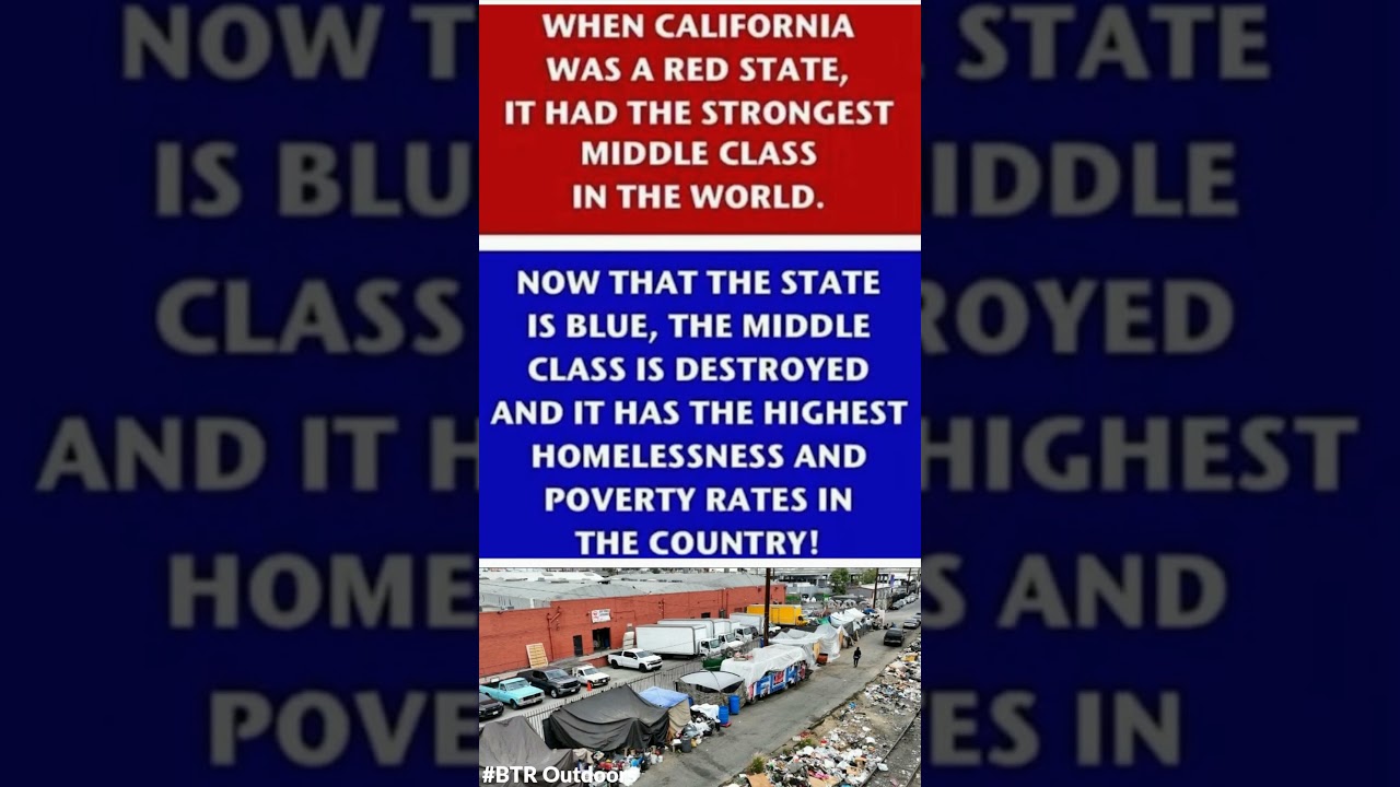 When California was a red state #california  #wokeism #trump #democrats #homeless #skidrow