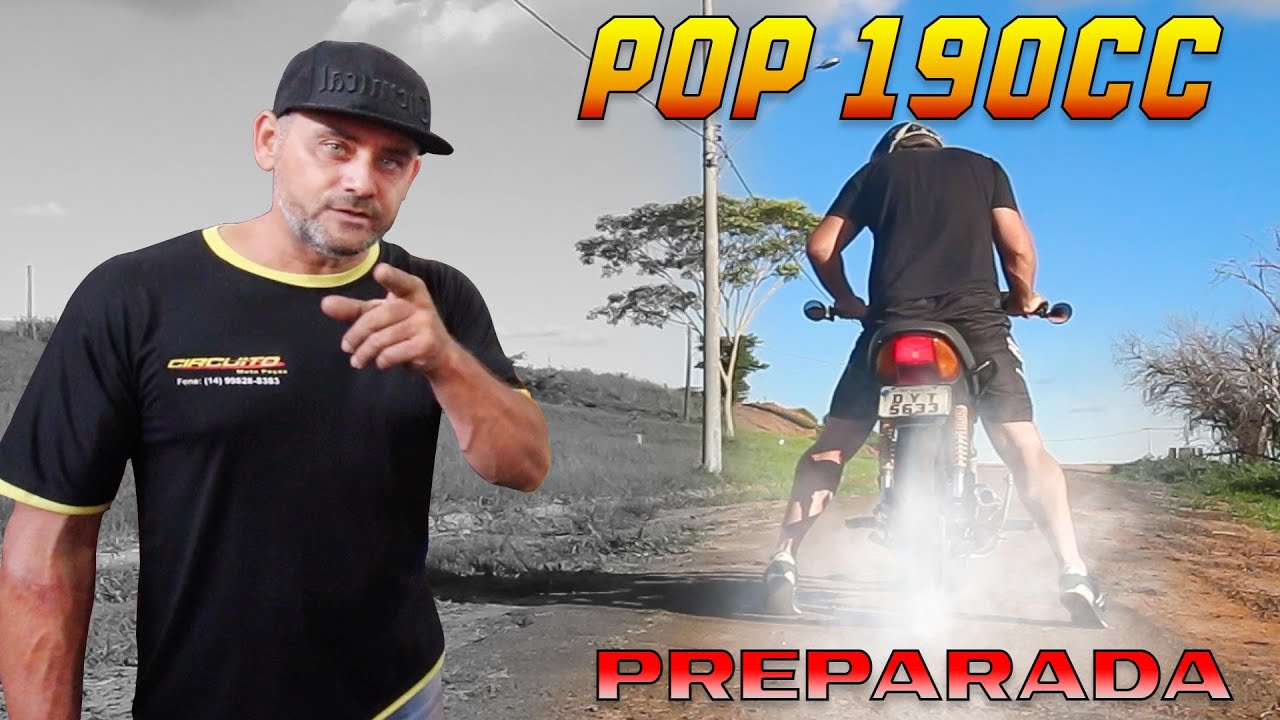 POP 190cc Finalizada GRAU E BORRACHÃO