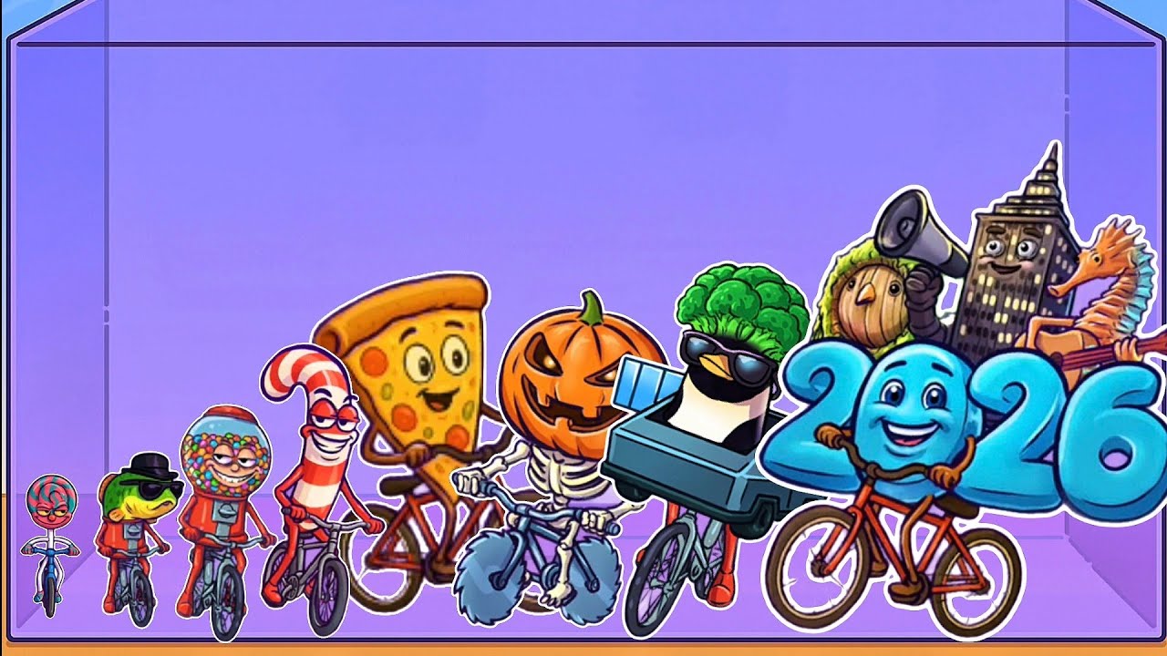 Объедините ребят. Обновление Chicleteira Bicicleteira 🚴 Геймплей