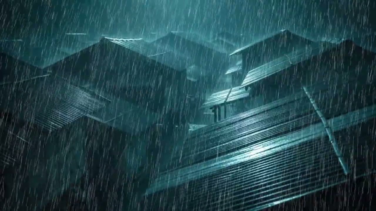 Rain Sounds for Sleep – Heavy Rain & Thunderstorm Ambience for Deep Sleep & Fast Relaxati