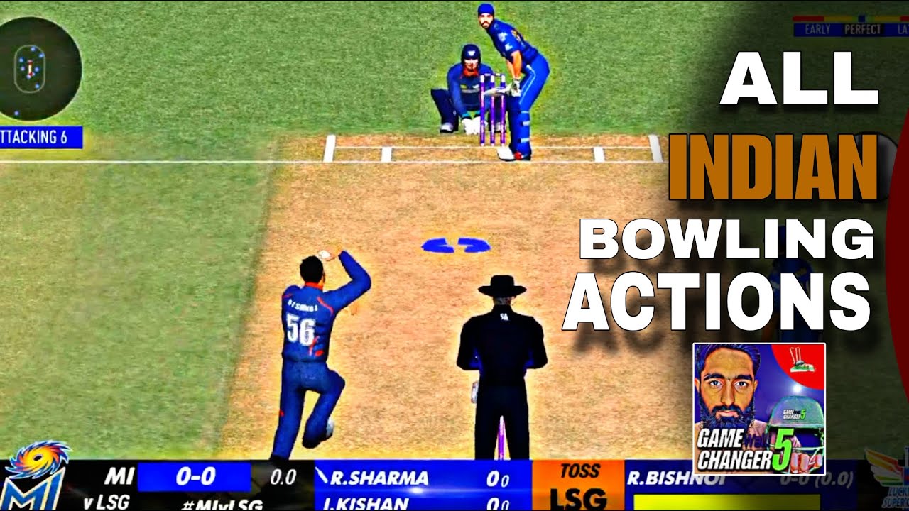 All Indian Bowling Actions from Kapil Dev to Jasprit Bumrah in Game Changer 5 v3 October Update