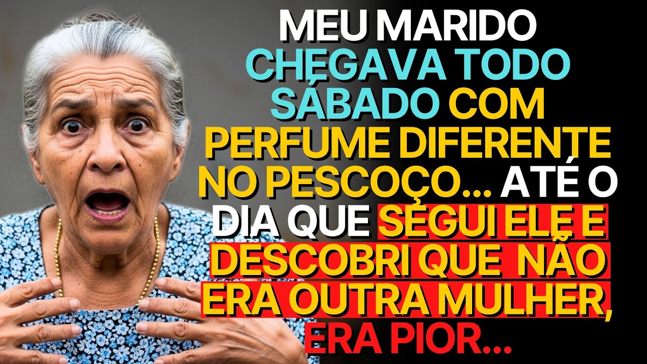 MEU MARIDO CHEGAVA TODO SÁBADO COM PERFUME DIFERENTE NO PESCOÇO... ATÉ O DIA QUE SEGUI ELE E...