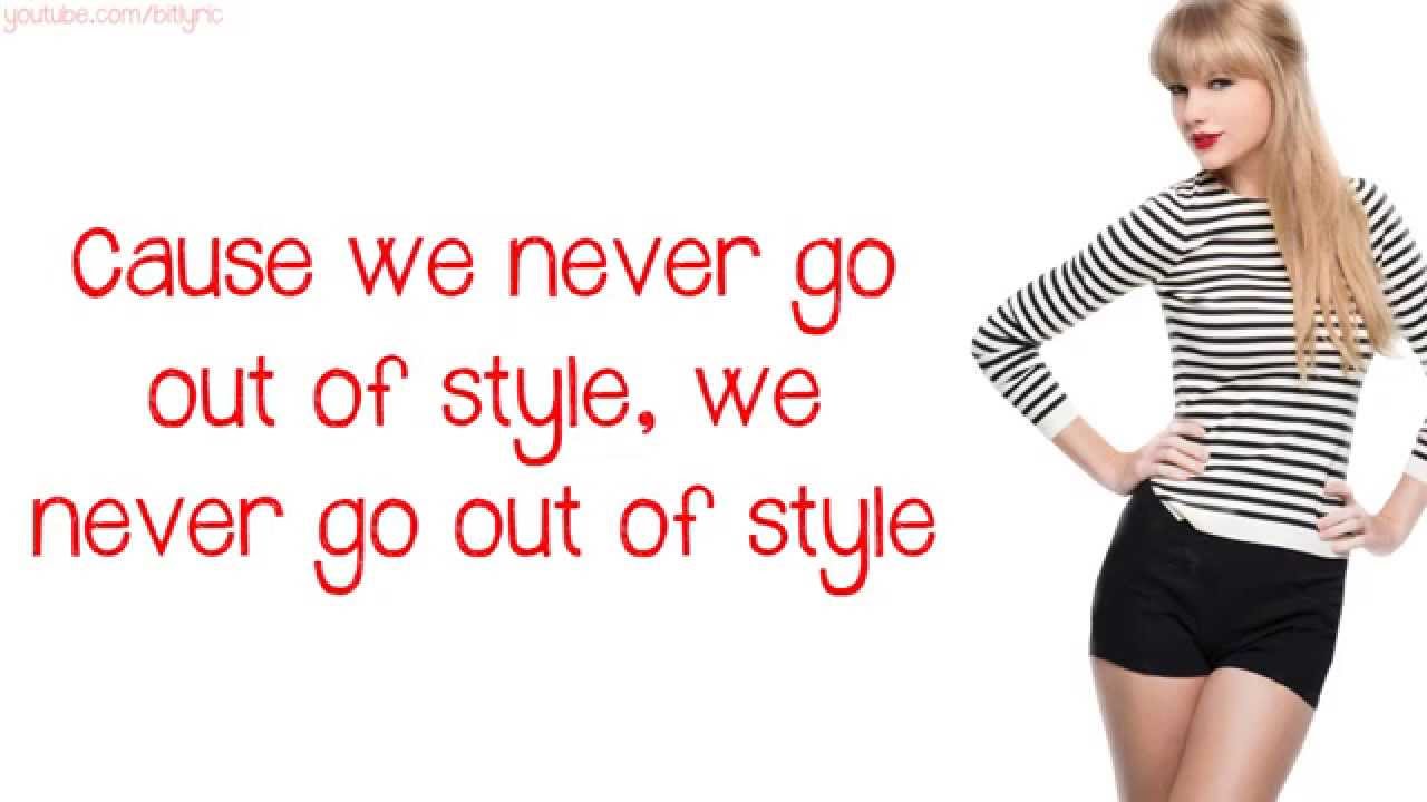 Taylor Swift - Style (Lyrics)