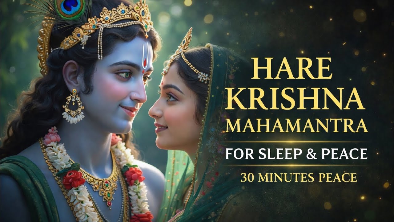 Hare Krishna Maha Mantra (30 Minutes) | Deep Meditation, Peace & Relaxation | Krishna Kirtan