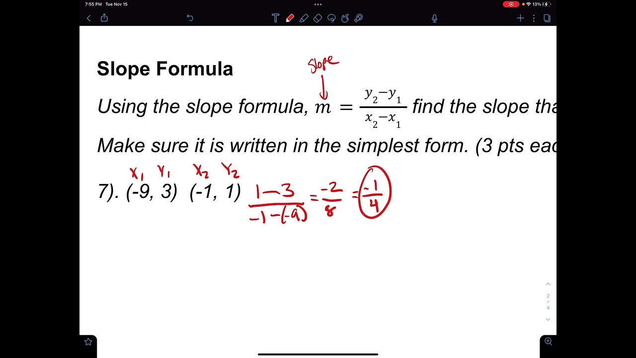 Pre Algebra Top 2 Review