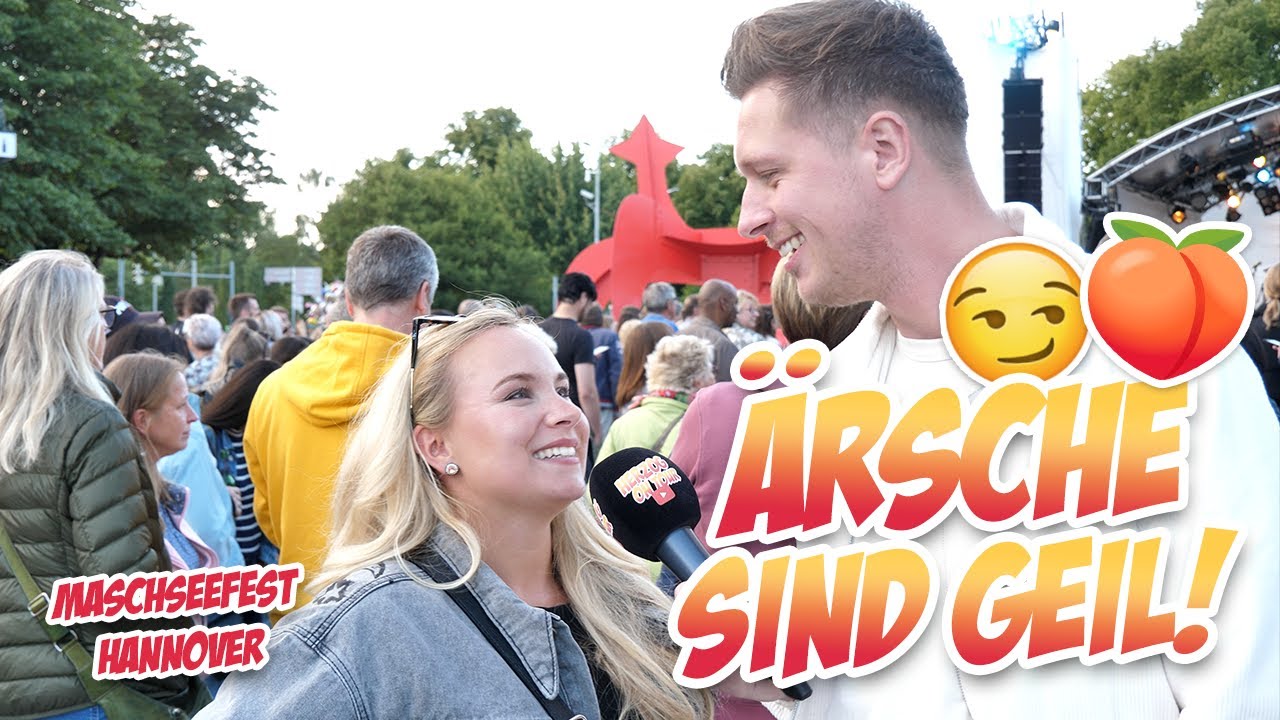ÄRSCHE sind GEIL 😏🍑 Straßenumfrage Maschseefest Hannover