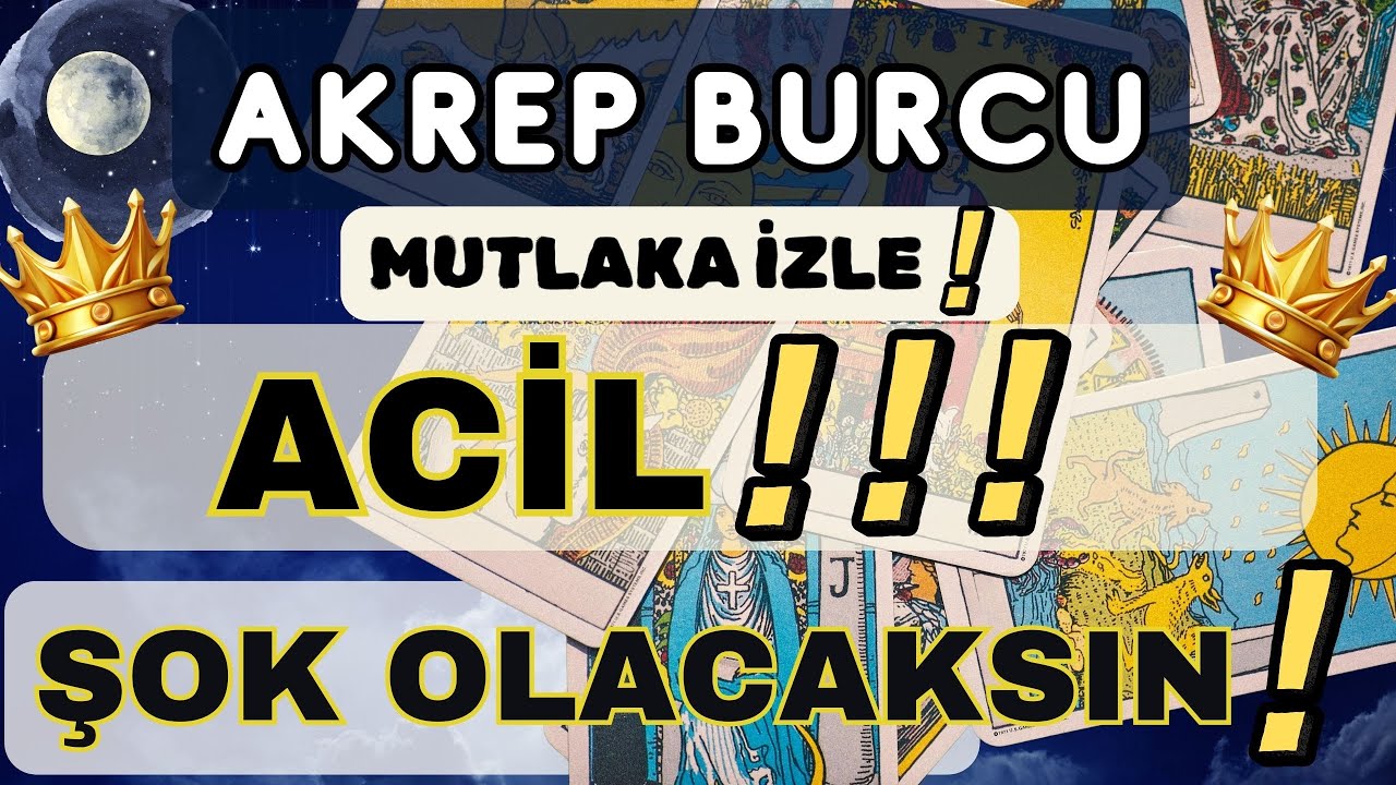AKREP BURCU 👑 😱ŞOK ETKİSİNDEN &Ccedil;IKAMAYACAKSN😱M&Uuml;JDE BEKLEDİĞİNE DEĞDİ SONU M&Uuml;KEMMEL &Ouml;TESİ🧡20-26 EKİM 💫