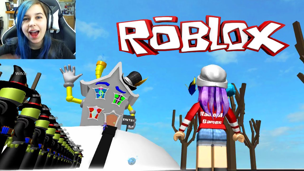 ROBLOX ESCAPE THE EVIL WITCH OBBY | RADIOJH GAMES