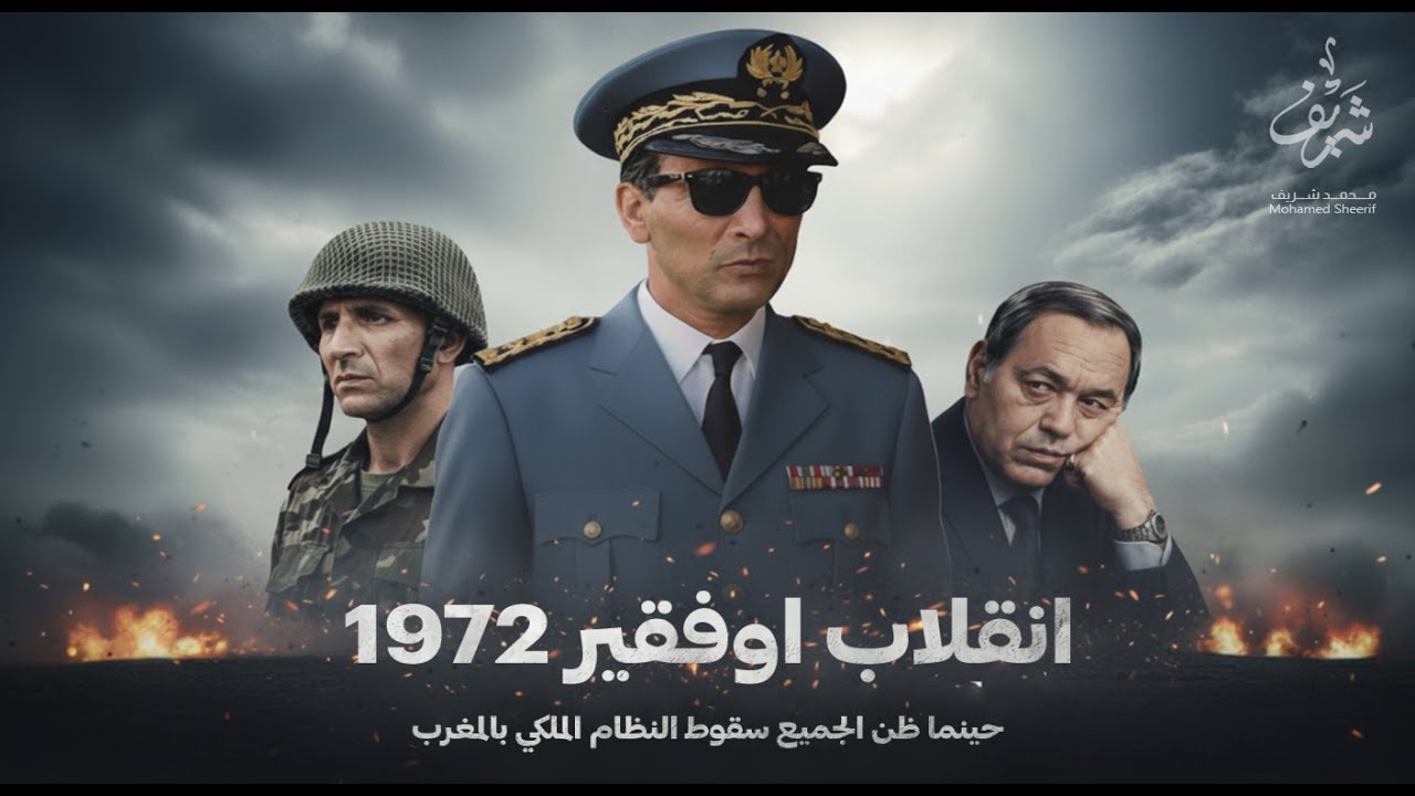 وثائقي انقلاب أوفقير 1972 |  أسرار غامضة عن محاولة الانقلاب الفاشلة على الحسن الثاني !!