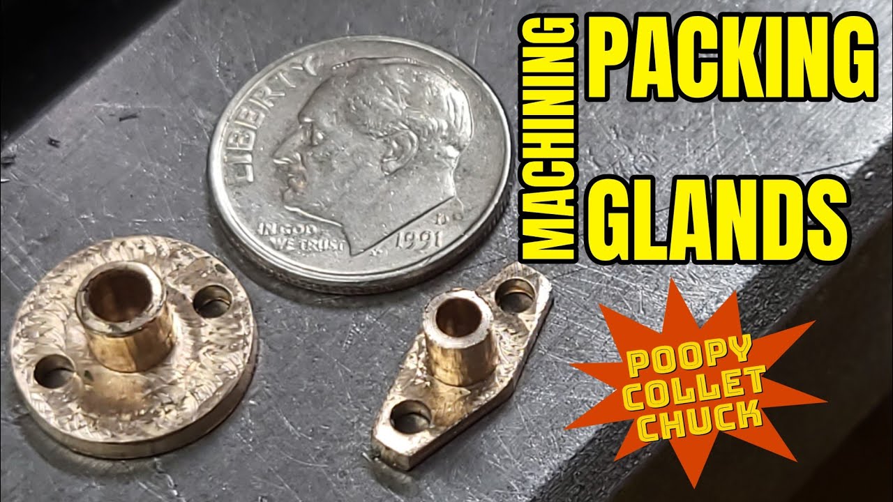 16 Machining the Packing Glands - PMR #5 #steamengine #steamengines #lathe #machining #turning