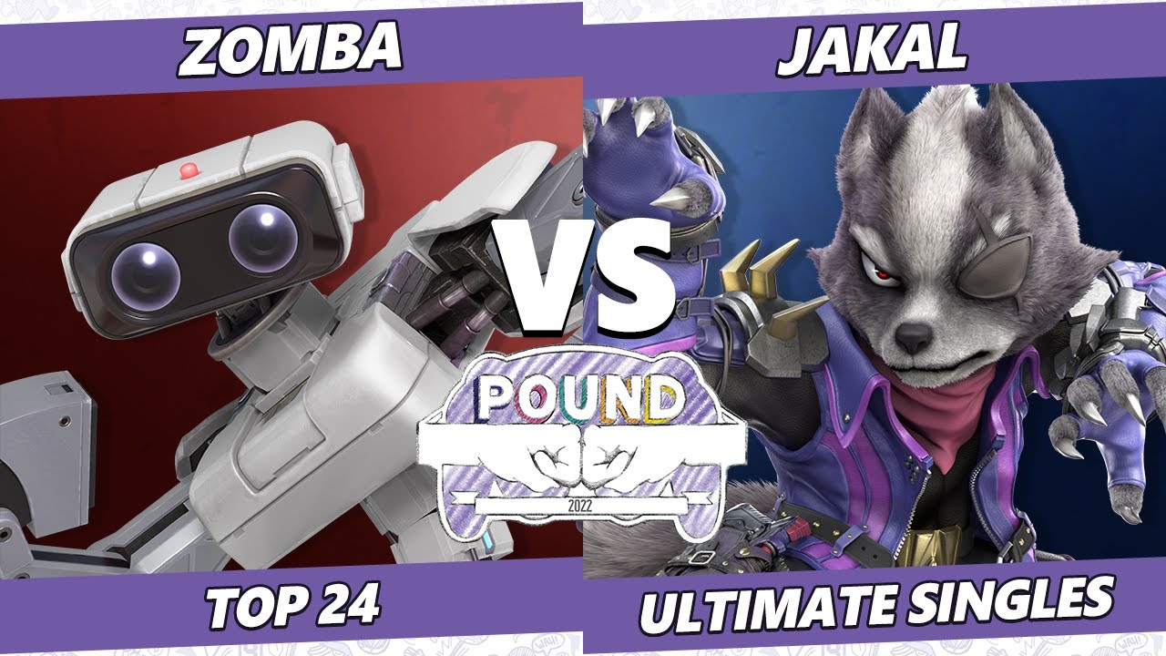 Pound 2022 Top 24 - Zomba (ROB) Vs. Jakal (Wolf) SSBU Smash Ultimate Tournament
