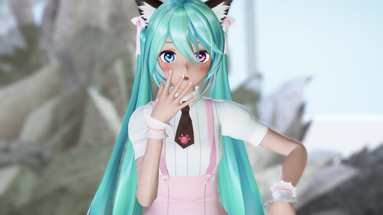 【MMD】 ヒミツ 『YYB初音ミク』