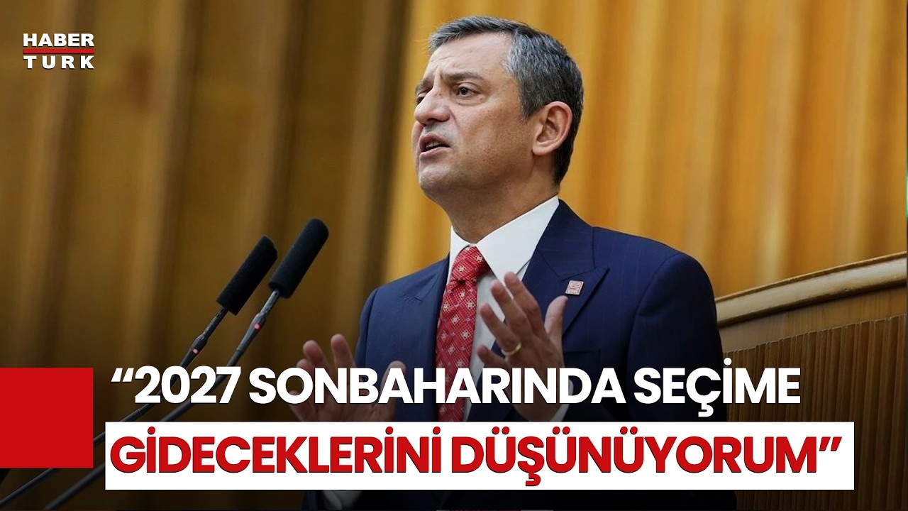 CHP Genel Başkanı &Ouml;zg&uuml;r &Ouml;zel: 