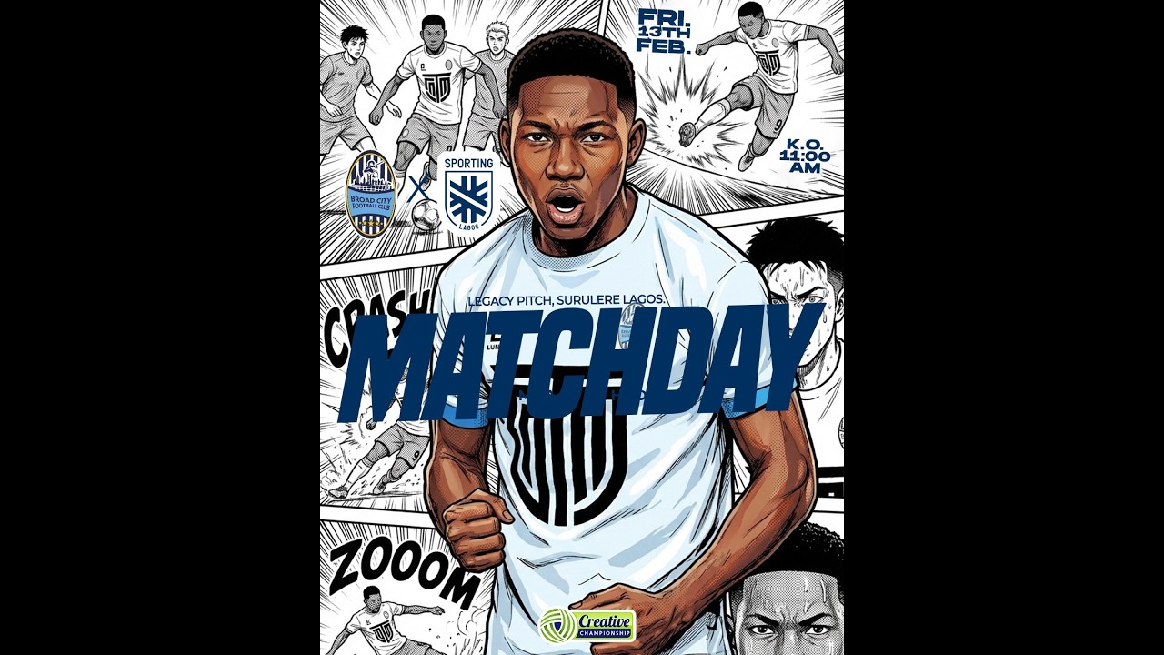 BROAD CITY vs SPORTING LAGOS ; TCC LEAGUE MATCHDAY 16 ; 13TH FEB. 2026 ; KICKOFF 11AM
