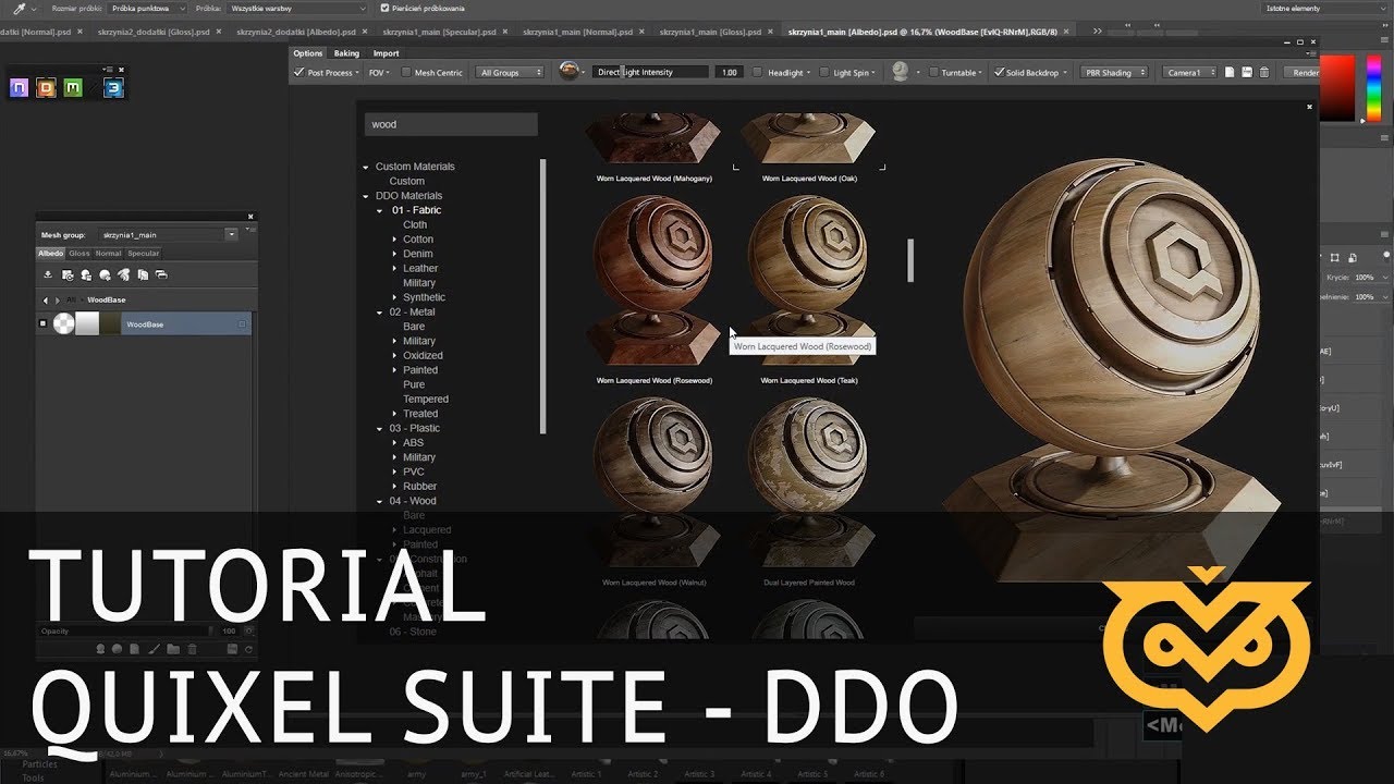 Quixel Suite - Tutorial - Teksturowanie - Drewno | CGWISDOM.PL
