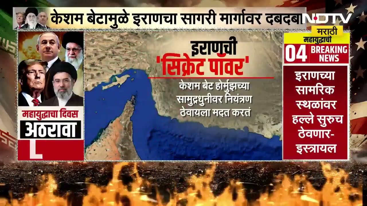 Special Report | Qeshm बेटामुळे इराणचा सागरी मार्गावर दबदबा, इराणची युद्धातली सिक्रेट पॉवर