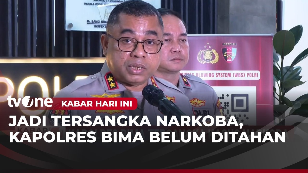 Ditetapkan Tersangka, Kapolres Terjerat Kasus Narkoba Belum Ditahan | Kabar Hari Ini