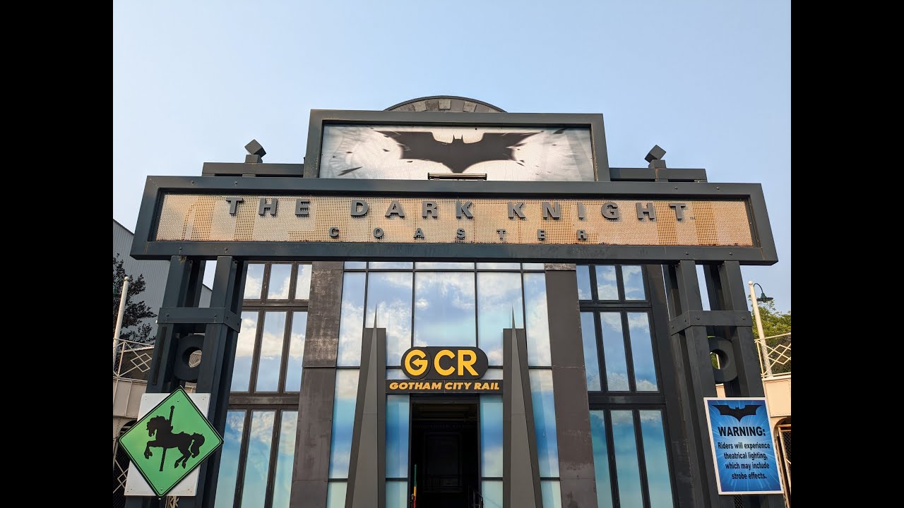 Six Flags Great America The Dark Knight Coaster