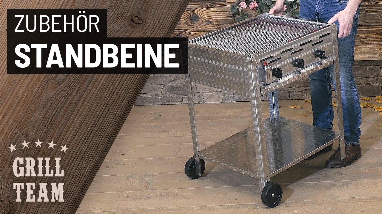 Standbeine für unsere Gastrobräter | 3 Versionen: kurz, feststehend oder mobil | Vorstellung