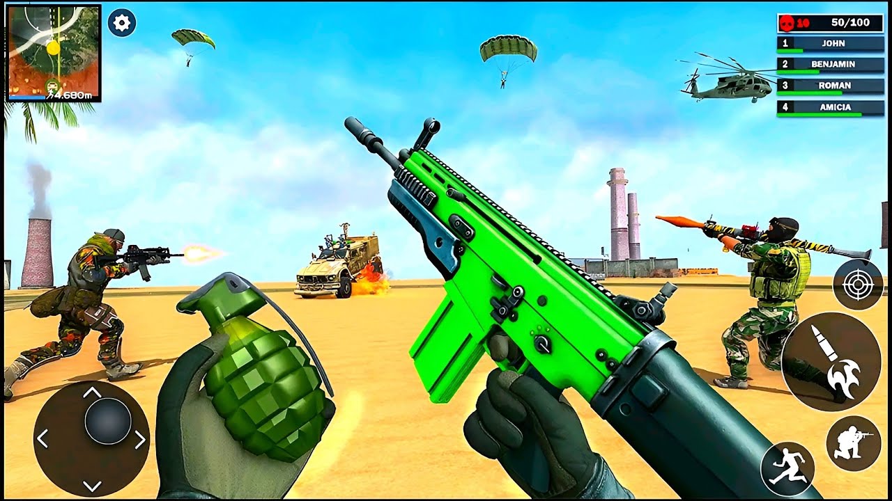 Counter Terrorist Mission of Gun Shooting Game - Android GamePlay