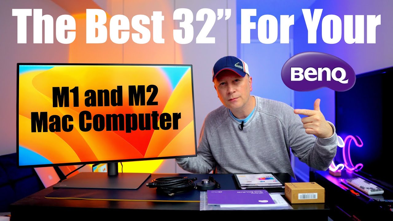 Лучший 32-дюймовый 4K-монитор для MacBook M1 или M2, Mac mini или Mac Studio — BENQ PD3220U