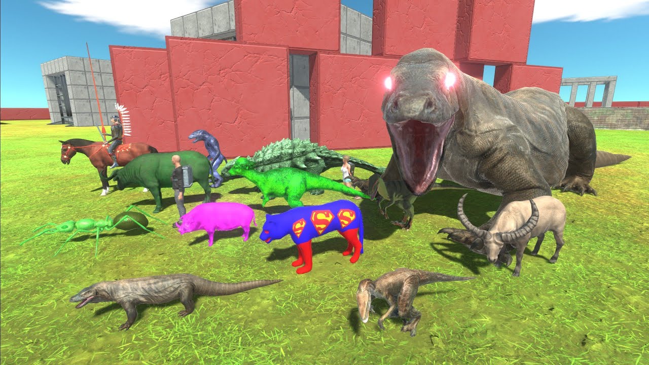 Escape from GIANT KOMODO DRAGON - Animal Revolt Battle Simulator Escape from Monster