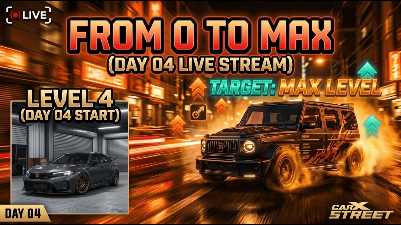 CARX STREET Day 04 LIVE