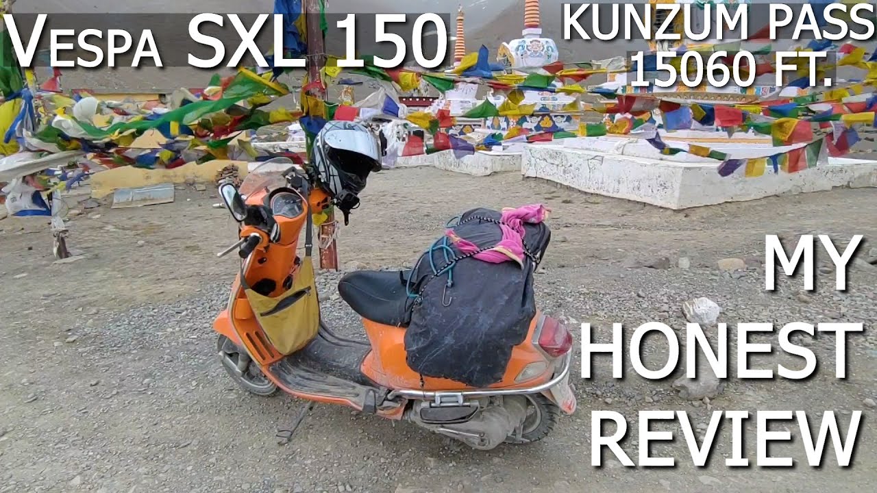 Vespa Sxl 150 Long term Honest Review in Hindi | Kunzum Pass | 50000 Kms