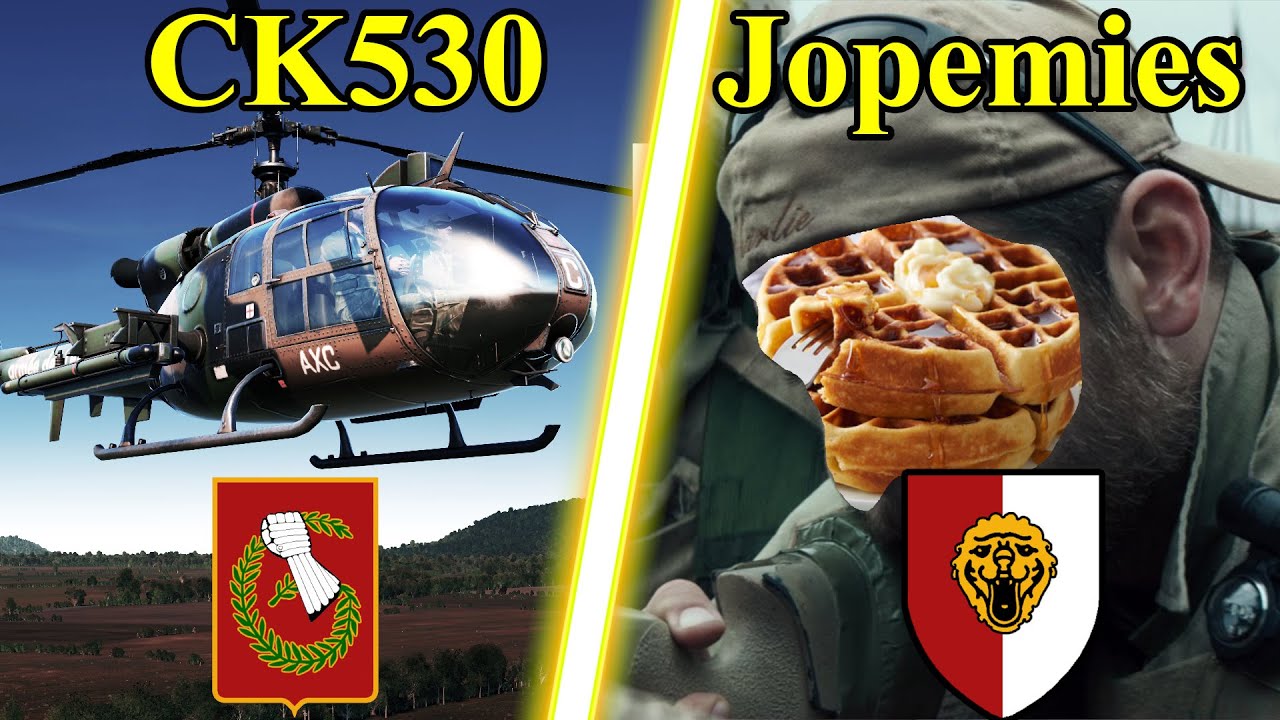 BELGIAN Snipers vs FRENCH AA Helis - Warno 1v1