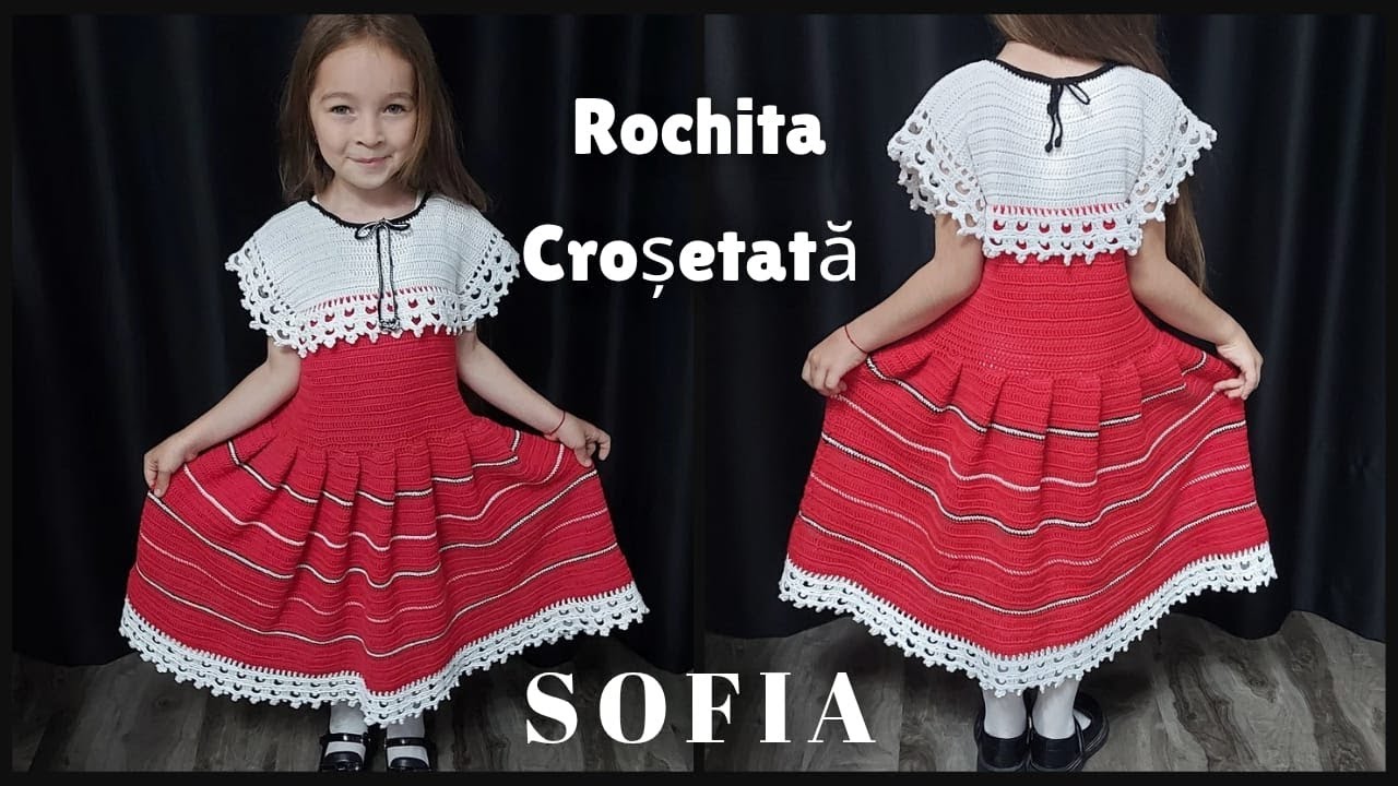 Rochita crosetata Sofia Partea -I- platcuta crosetata