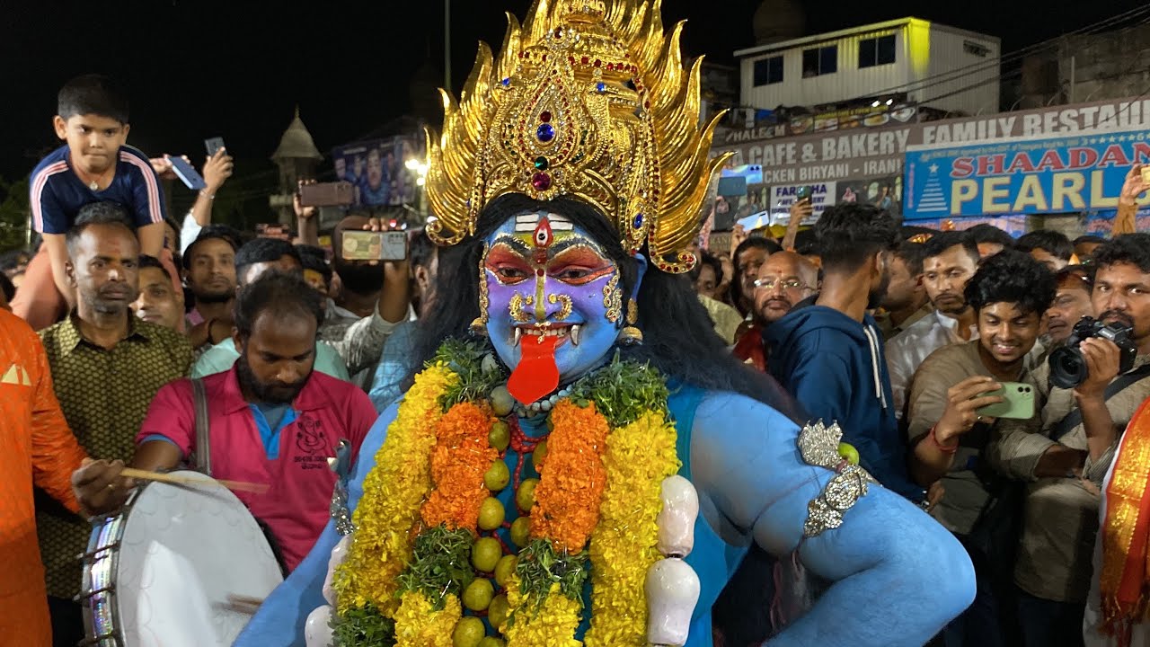 Tenali Ram Prasad Kalika Dance at Bonalu Festival | Kali Mata Dance | Old City Bonalu 2023