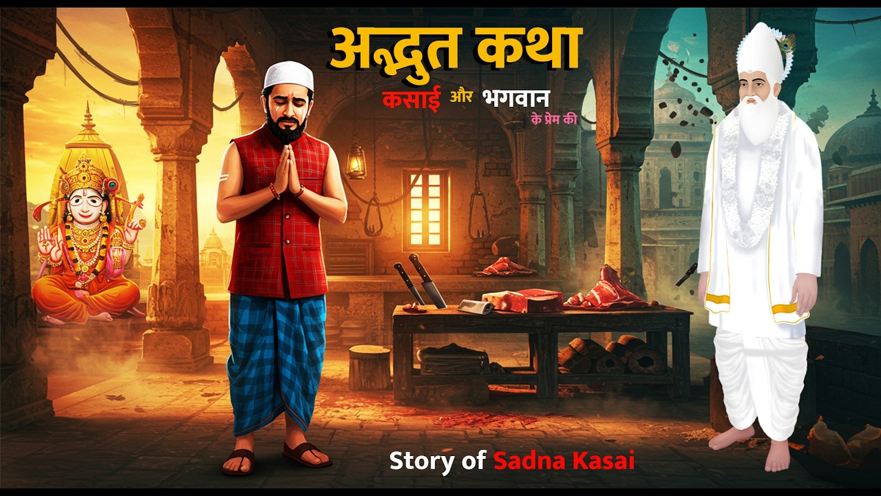 भक्त सदना कसाई की कहानी | The Story of Bhakt Sadna Kasai |  Sant Rampal Ji Maharaj | 2D Divine Magic