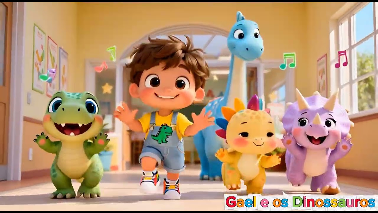 ✅[2026] Gael e os Dino-Amigos na Escolinha