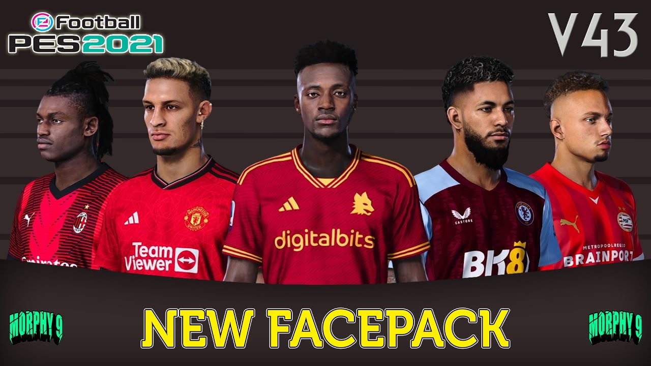 PES 2021 | NEW FACEPACK V43 CPK & SIDER VERSION | FACE MIXED