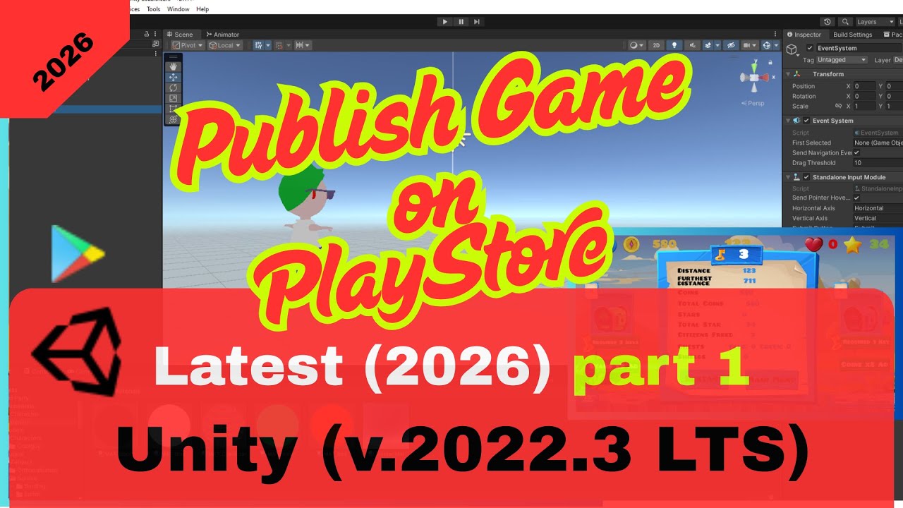 How to Publish Game on Play Store Using Unity 2022 in 2026 | Part 1 (Step-by-Step Guide)