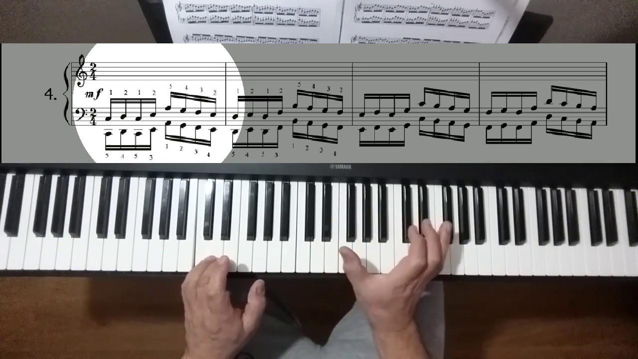 45 - HANON 4 -Piyano Öğreniyoruz 🎷 🎹 🎺- Göksel Canerli